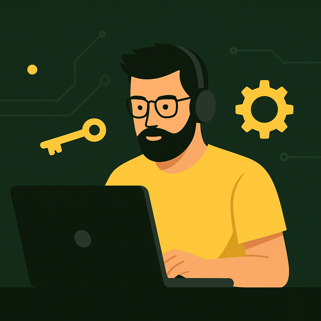 Technicien IFAD à l'œuvre